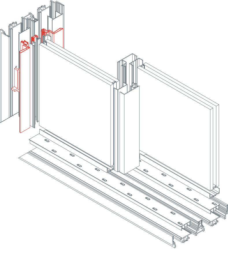 Handle multipoint locking system